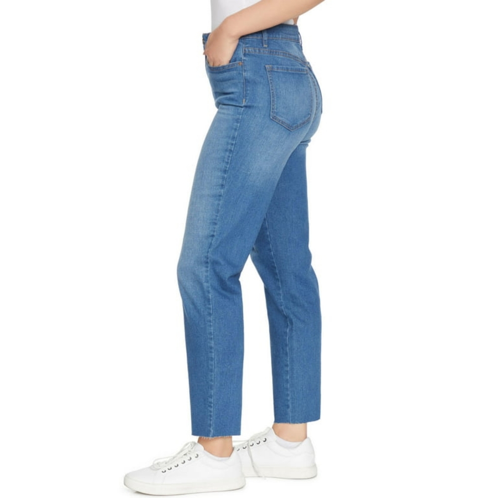 Social Standards Sanctuary Slim Straight Medium Wash Jeans Women's Size 16